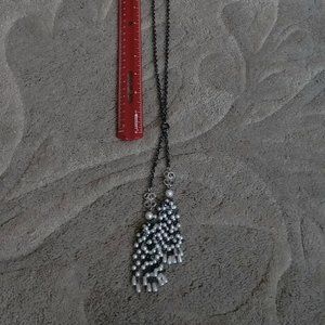 Guess Black Chains With Pearls